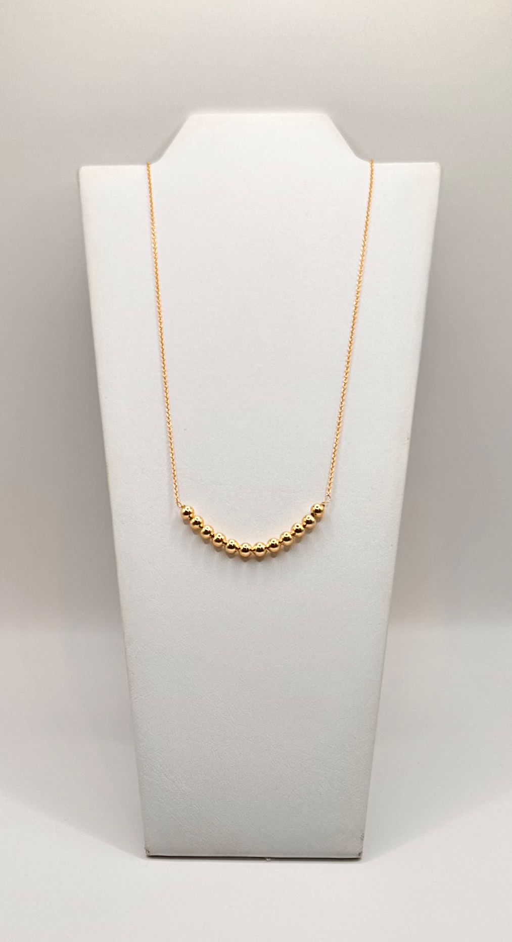 14kt Gold Filled Bead Necklace