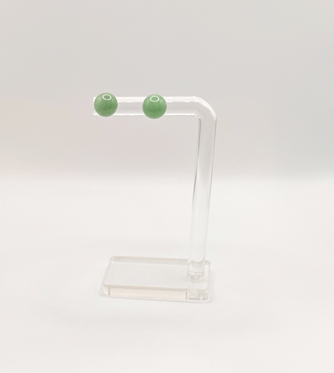 Natural Aventurine Gemstone Bead Post Earrings