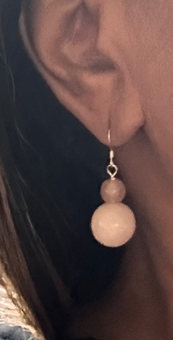 Chanel Style Double Drop Earrings