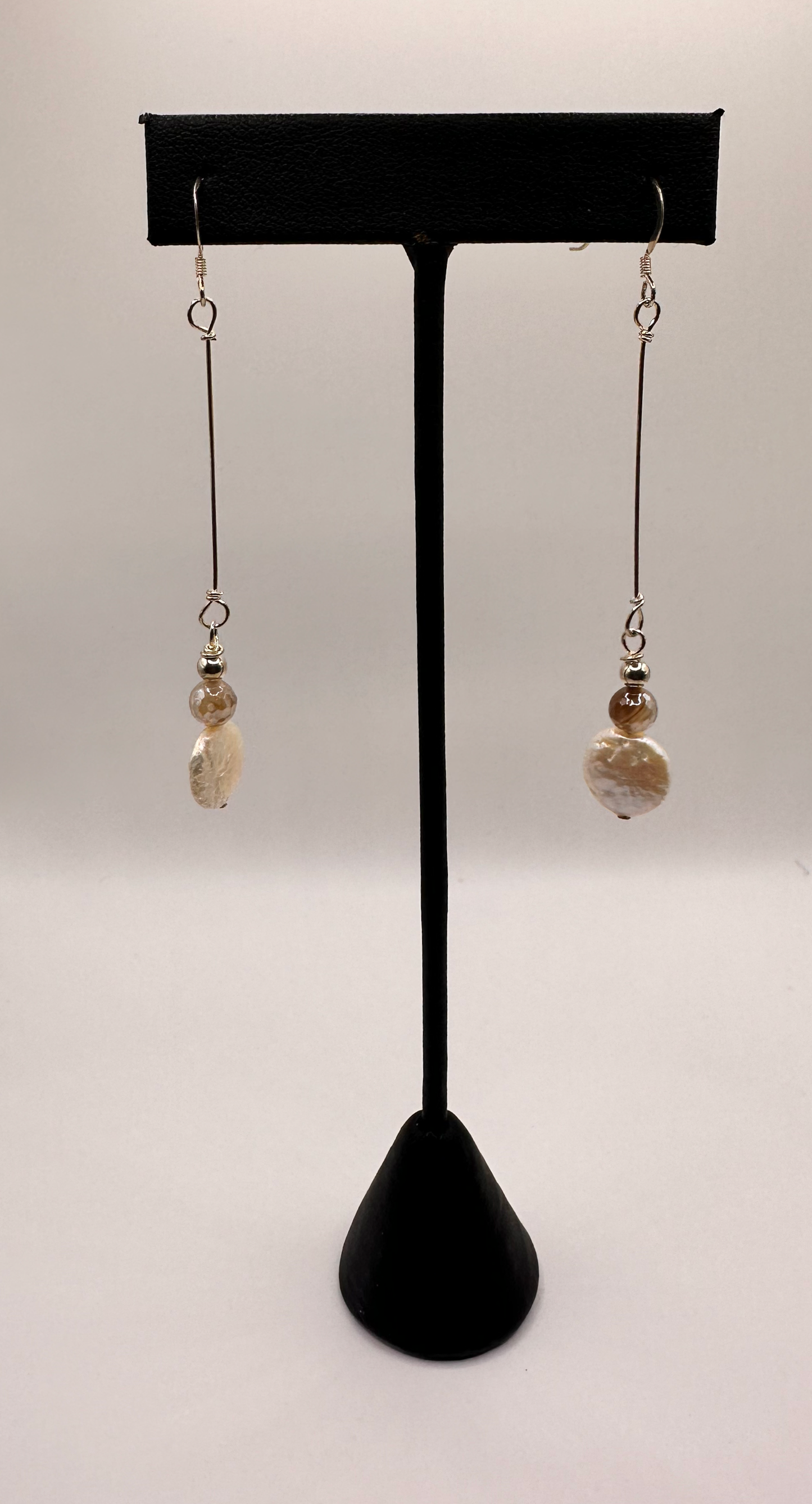 Freshwater Coin Pearl Earrings