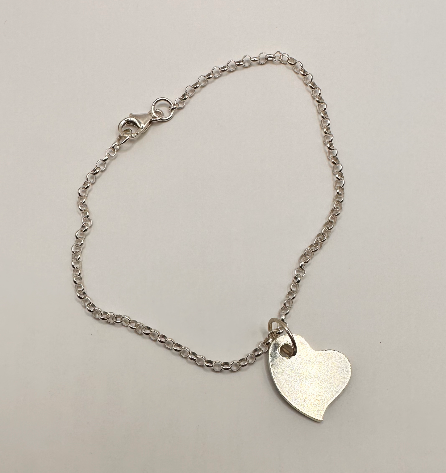Sterling Silver Heart Bracelet