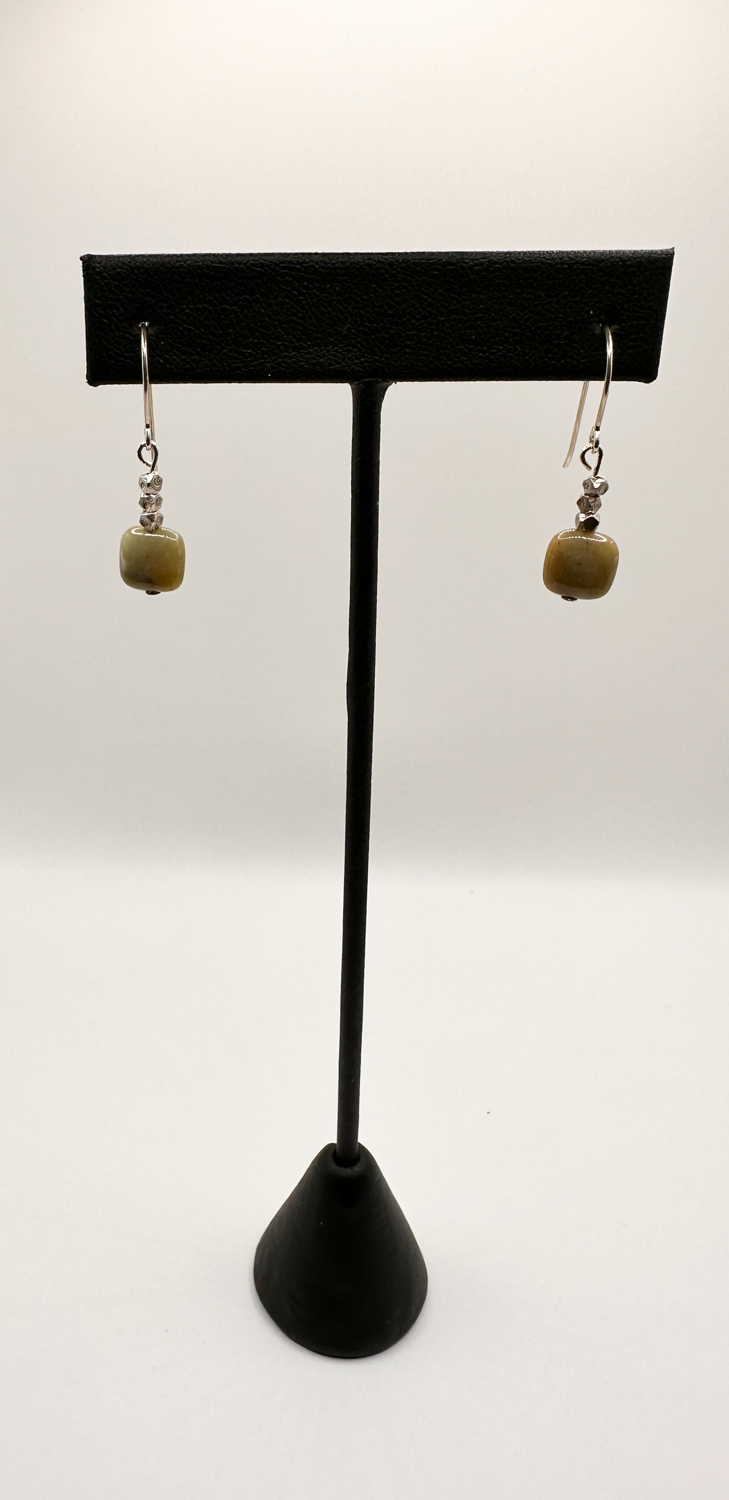 Serpentine Stone Earrings