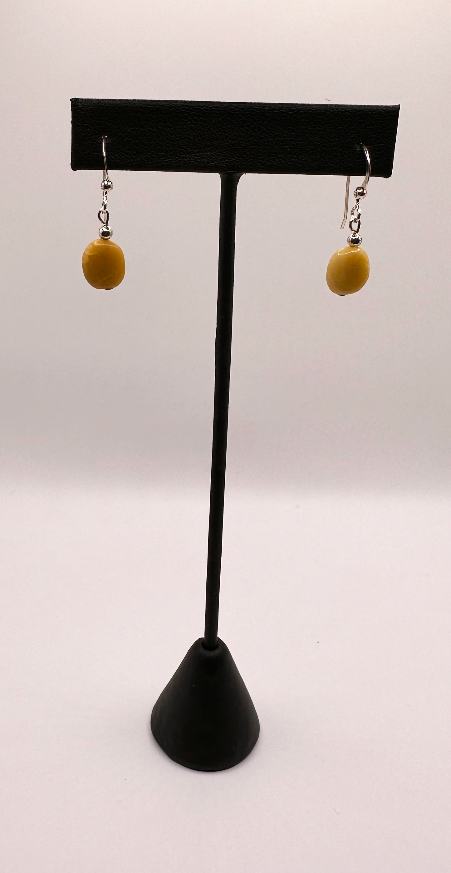 Serpentine Stone Dangle Earrings