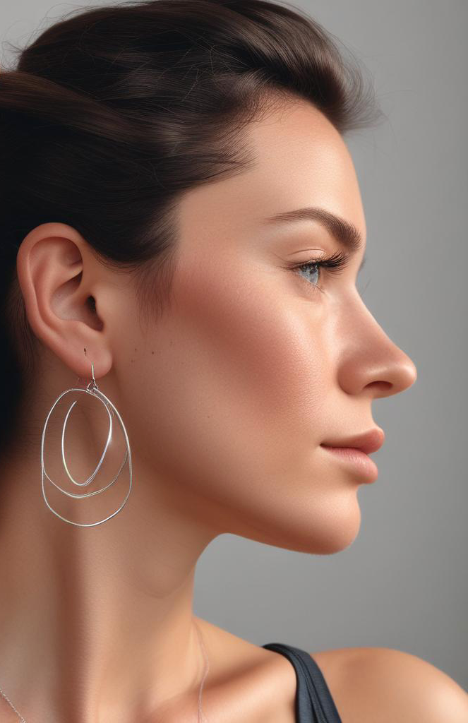 .925 Sterling Silver Artisan Hoops