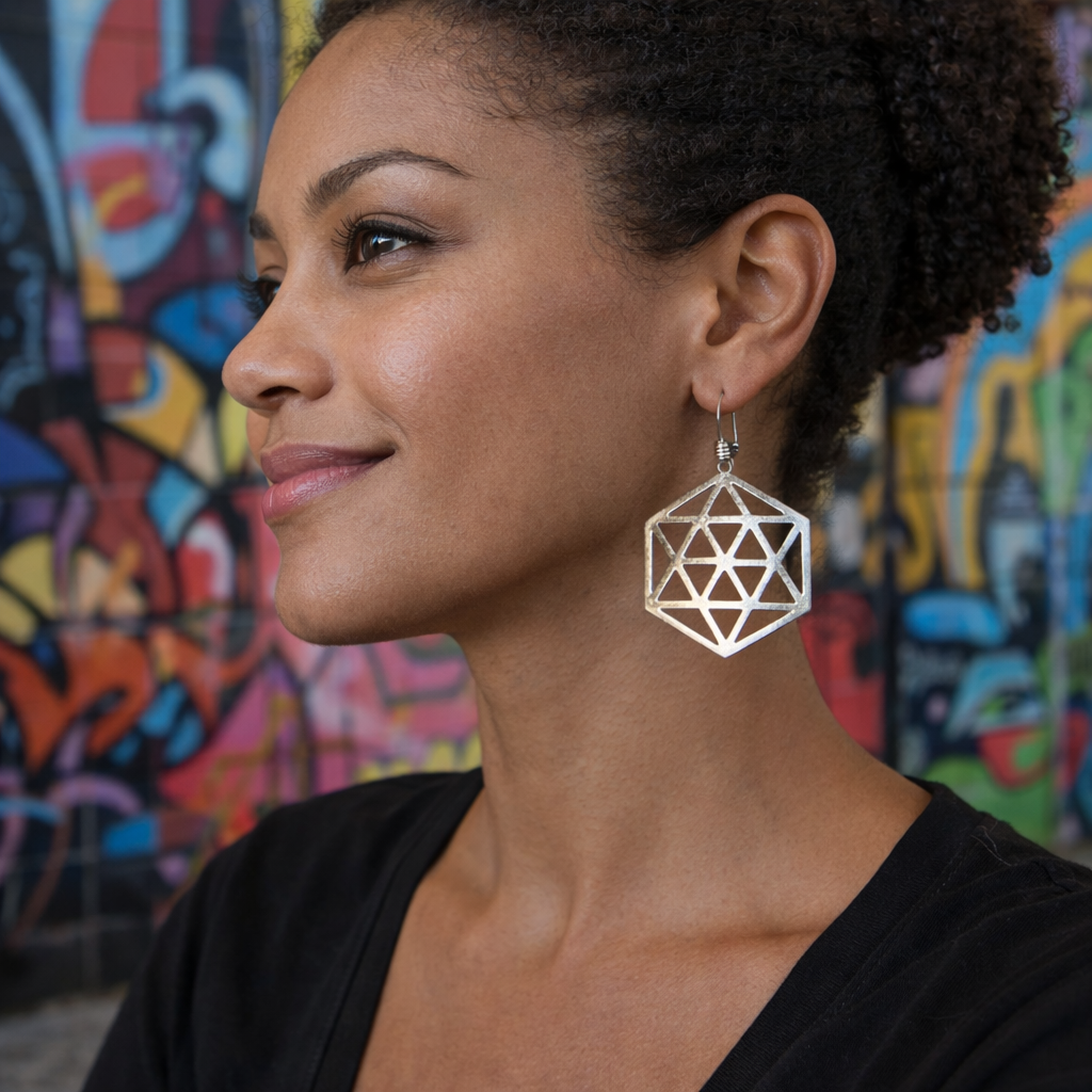 Sterling Silver .925 Artisan Earrings