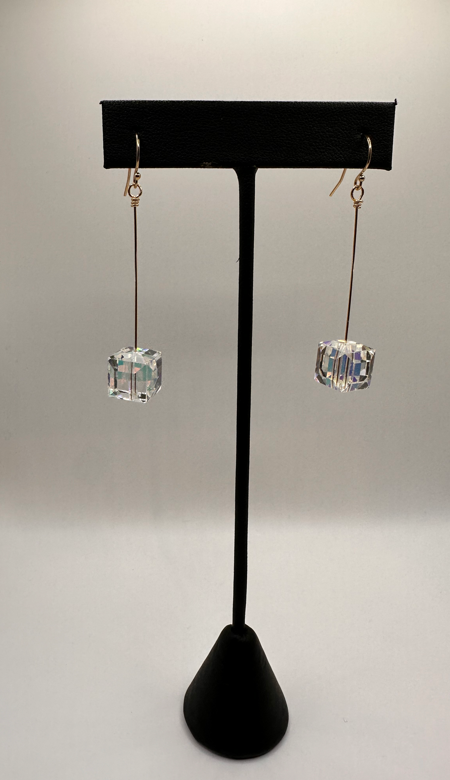 Swarovski Square Crystal Earrings