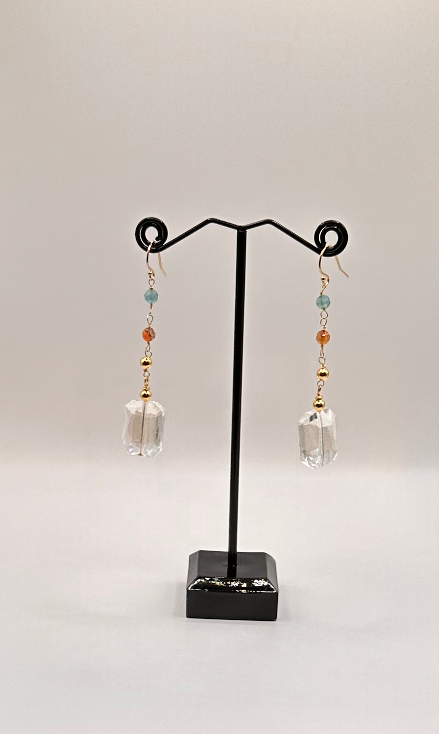 Tourmaline Gemstone with 14kt Gold Filled Earrings