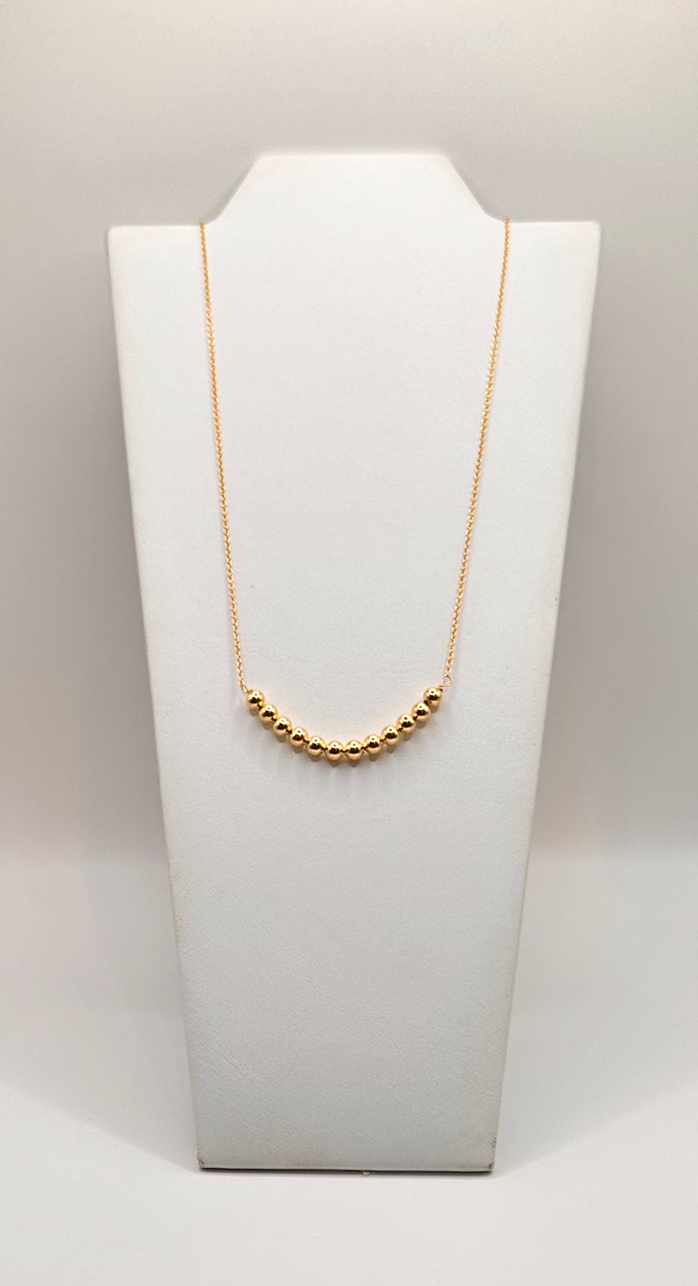 14KT Gold Filled Bead Necklace