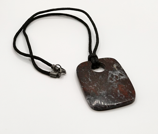 Polished Agate Stone Necklace