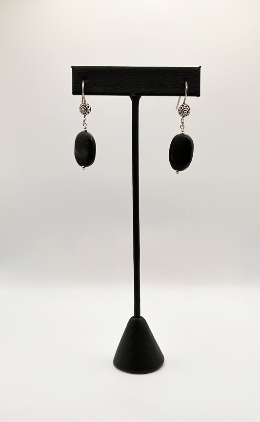 Matte Jasper Drop Earrings