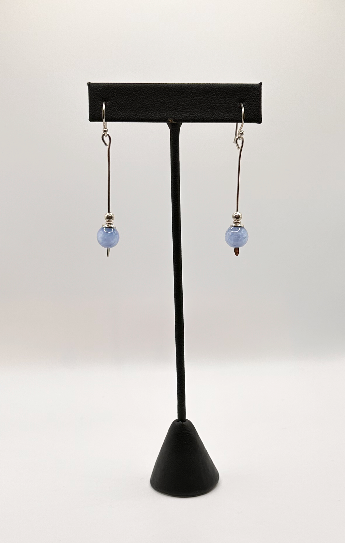 Blue Vintage Marble Drop Earrings