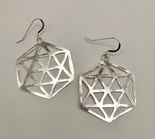 Sterling Silver .925 Artisan Earrings