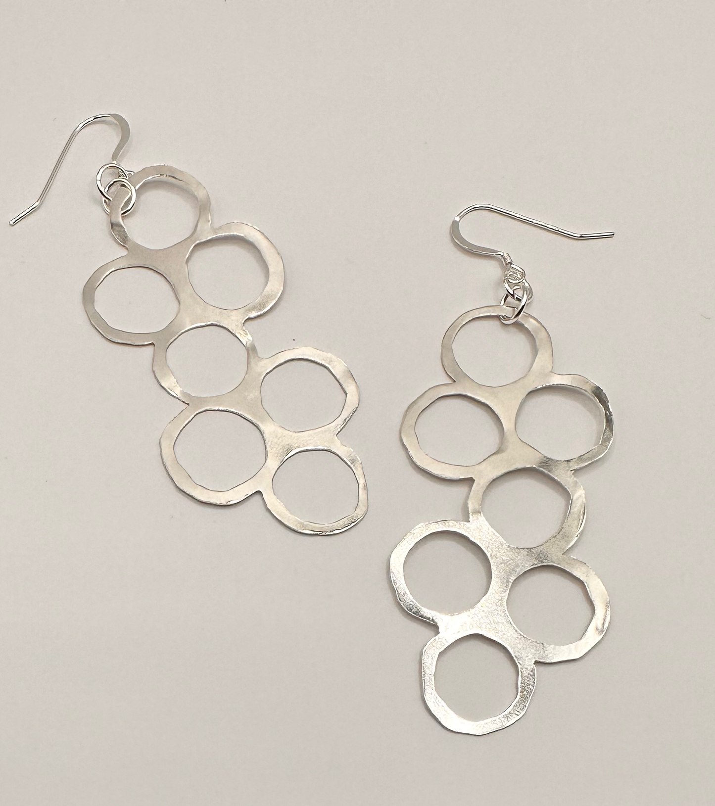 Perfectly Un-perfect Lines with .925 Sterling Silver Earrings