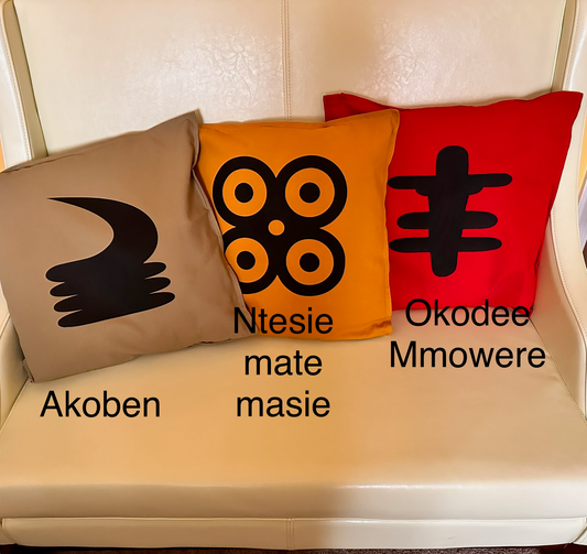 Andinkra Symbol Pillow Set