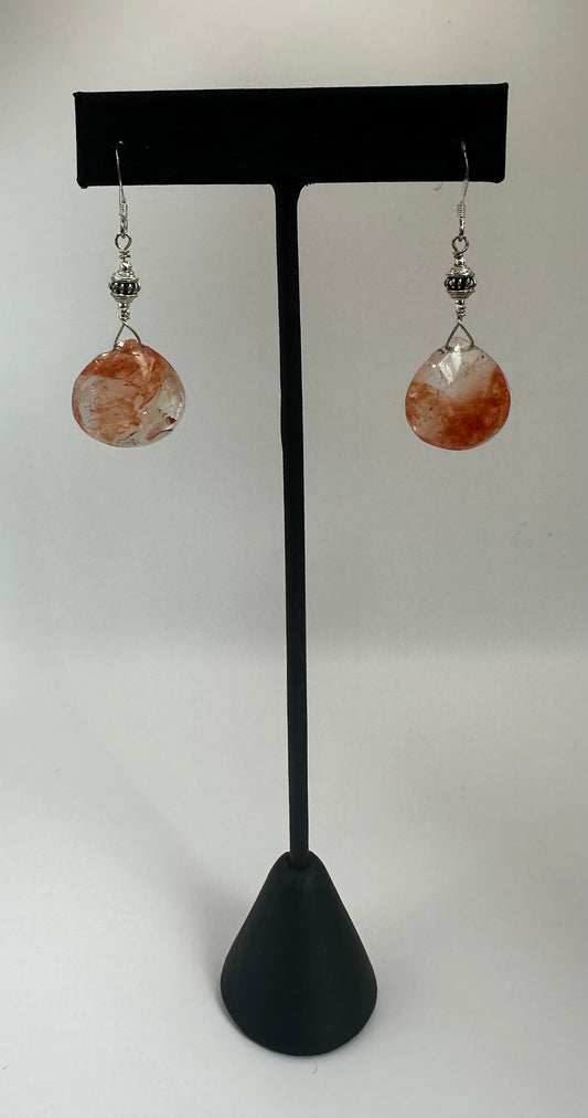 Rutilated Quartz Earrings