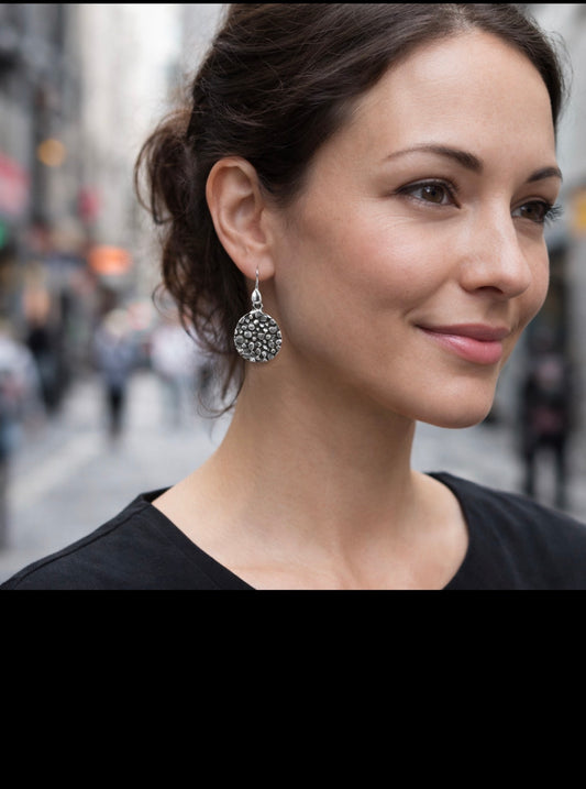 Zinc Alloy Patterned Earrings